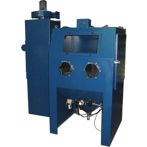SCT : Suction Blast Cabinet complete with Dust Collector and Turntable